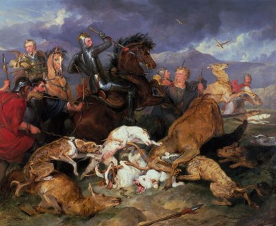 La chasse de Chevy Chase, 1826 - Edwin Henry Landseer