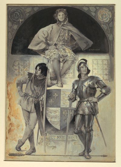 Pages et chevaliers, frontispice pour "L