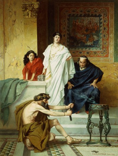 Préparation pour un sacrifice - Edwin Howland Blashfield