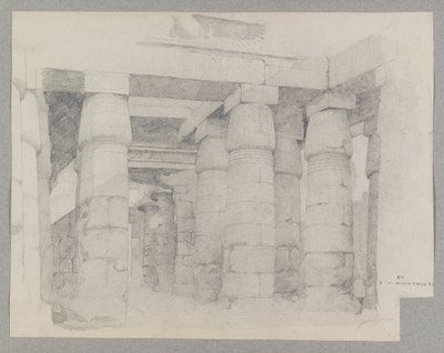 Temple de Khonsou à Karnak, 1887 - Edwin Howland Blashfield