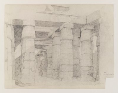 Temple de Khonsou à Karnak, 1887 - Edwin Howland Blashfield