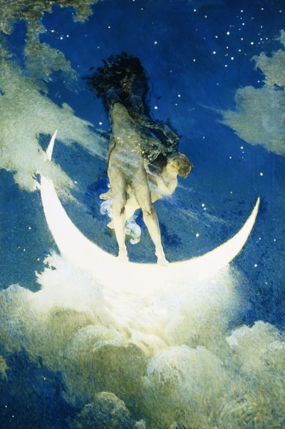 La Lune et les étoiles - Edwin Howland Blashfield