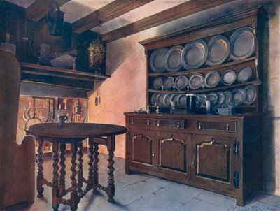 Dressoir Gallois en Chêne - Edwin John Foley