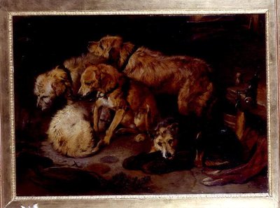 Fête au coin du feu - Edwin Landseer