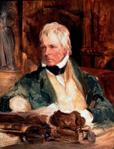 Portrait de Walter Scott (1771-1832), écrivain écossais - Edwin Landseer