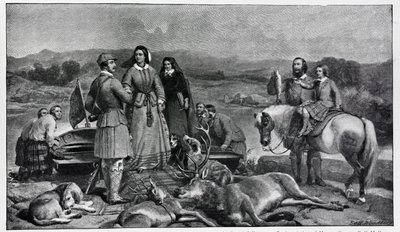 La Reine Victoria débarquant à Loch Muick - Edwin Landseer