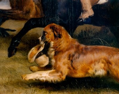 Chien courant (détail) - Edwin Landseer