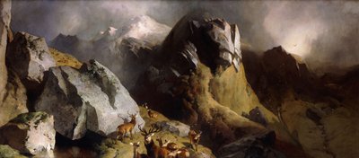 Le Passage des Cerfs, c.1852 - Edwin Landseer