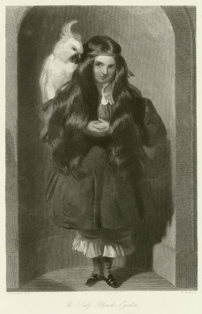 La Dame Blanche Egerton - Edwin Landseer