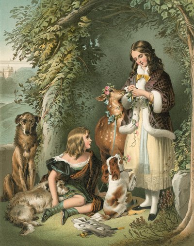 Le marquis de Stafford et Lady Evelyn Gower (Les enfants Sutherland) - Edwin Landseer