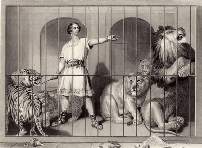 Van Amburgh et les lions - Edwin Landseer