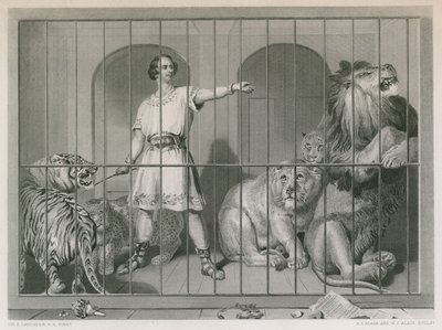 Van Amburgh et les lions - Edwin Landseer