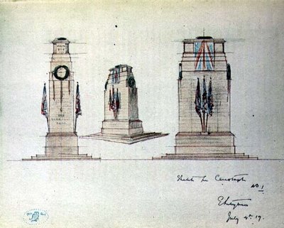 Esquisse pour Cénotaphe No.1, illustration de 