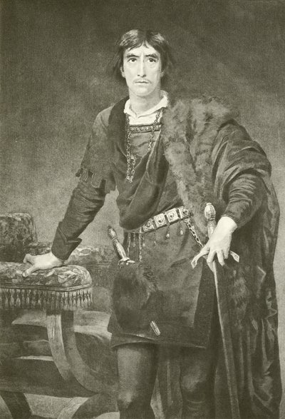 M. Henry Irving en Hamlet - Edwin Longsden Long
