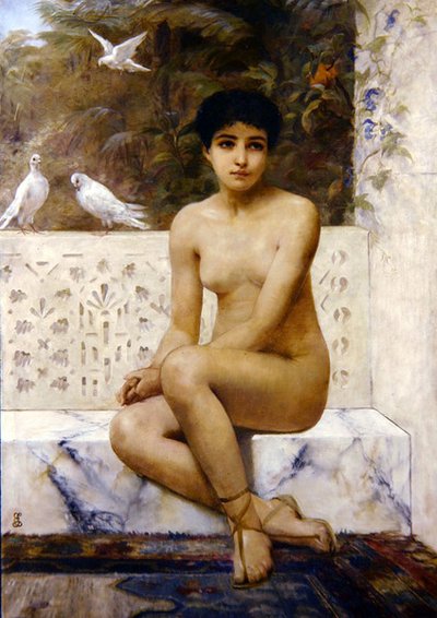 Prêt pour le bain - Edwin Longsden Long