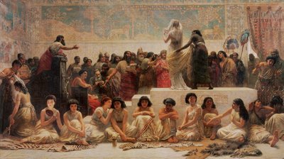 Le Marché de mariage babylonien - Edwin Longsden Long