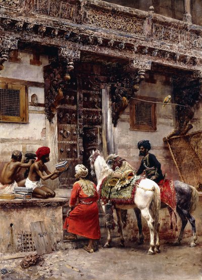 Artisan vendant des étuis près d