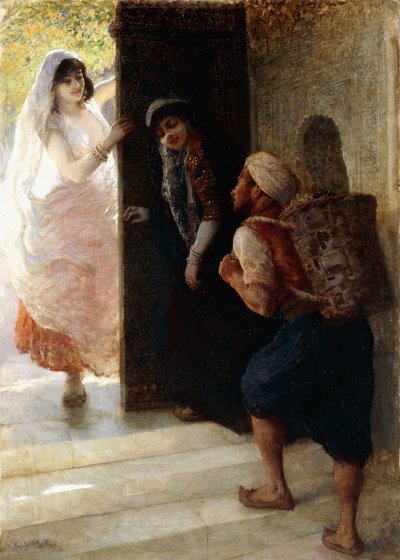 Les Mille et Une Nuits, Le Porteur de Bagdad, c.1900 - Edwin Lord Weeks