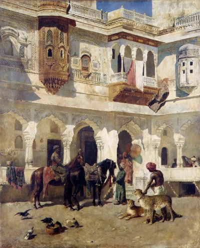 Le Rajah partant à la chasse, c.1885 - Edwin Lord Weeks