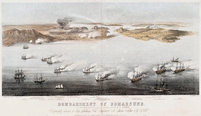 Bombardement de Bomarsund, 1854 - Edwin Thomas Dolby