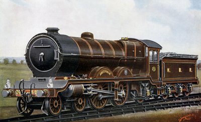 À travers le quatrième pont : La locomotive "Atlantique" de type Aberdonien pour le North British Railway - Edwin Thomas Rudd