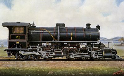 Locomotive à vapeur n° 21. Parmi les Mongols : Service de Mallet Compound dans les montagnes de Khingan, chemin de fer Pékin - Kalgang - Edwin Thomas Rudd