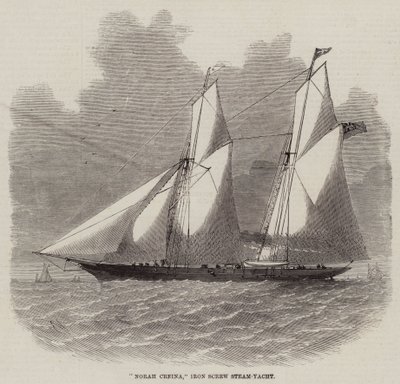 Norah Creina, yacht à vapeur à vis en fer - Edwin Weedon