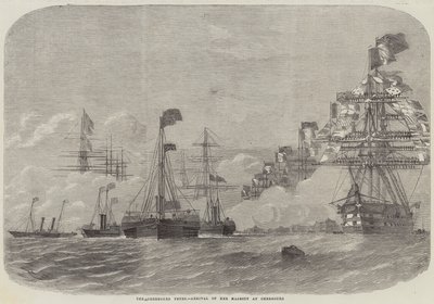 Les fêtes de Cherbourg, arrivée de Sa Majesté à Cherbourg - Edwin Weedon