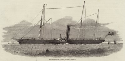 Le nouveau bateau à vapeur, Sa Majesté - Edwin Weedon