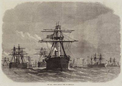 La guerre, flotte cuirassée française au large de Heligoland - Edwin Weedon