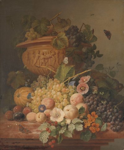 Nature morte avec fleurs et fruits - Eelke Jelles Eelkema