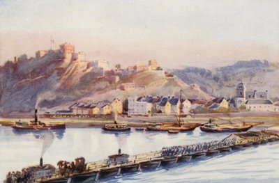 Le Rhin : Ehrenbreitstein, Le Pont de Bateaux - Effie Jardine