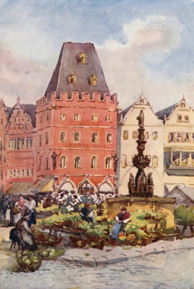 Le Rhin : La maison rouge, Trèves - Effie Jardine