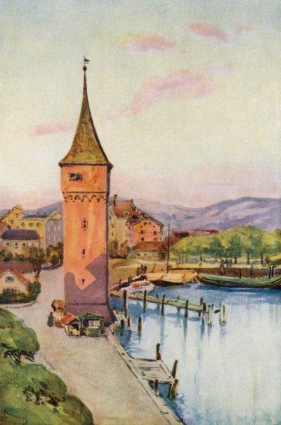 La tour de Lindau sur le lac de Constance - Effie Jardine