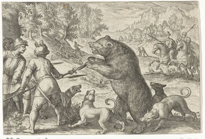 Paysage avec chasse à l