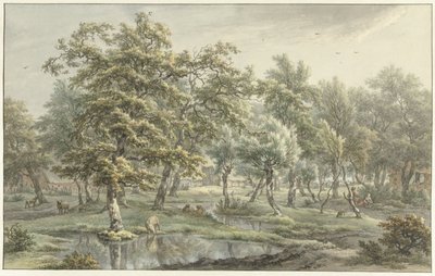 Paysage à Eext (province de Drenthe) - Egbert van Drielst