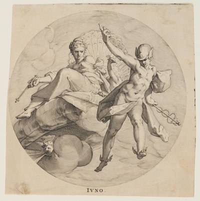 Junon, tirée des Trois Déesses - Egbert van Panderen