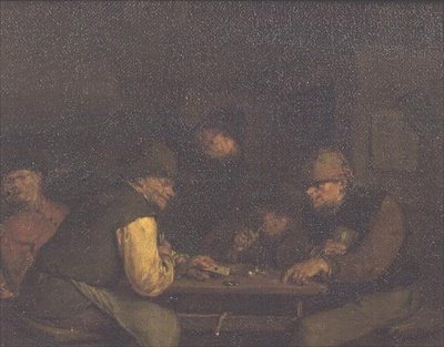 Les joueurs de cartes, vers 1655-60 - Egbert van the Elder Heemskerck