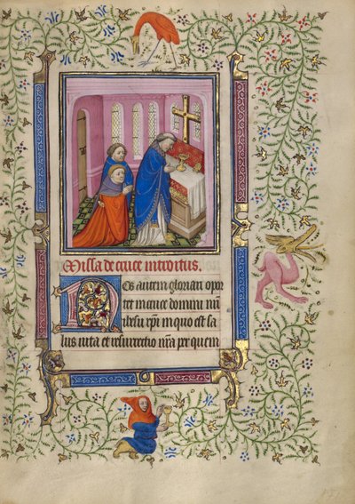 Un prêtre célébrant la messe - Egerton Master