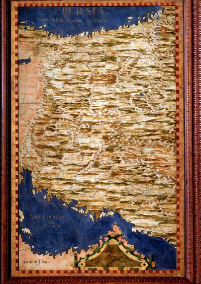 Perse (Iran) Carte réalisée par Egnazio Danti vers 1567 - Egnazio Danti