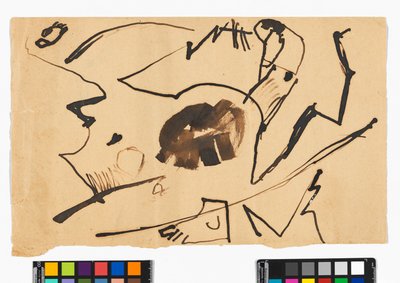 Abstrakter Versuch - Egon Schiele