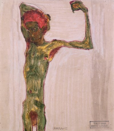 Anarchiste, vers 1909-10 - Egon Schiele