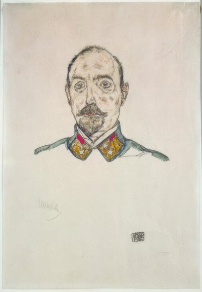 Officier autrichien - Egon Schiele