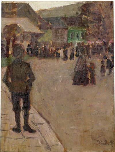 Avant le Leopolditag à Klosterneuburg - Egon Schiele