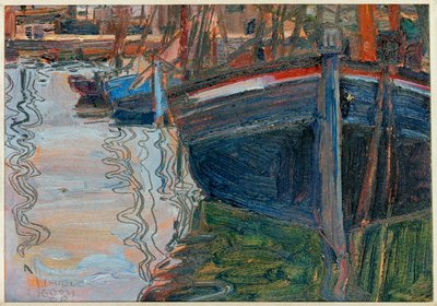 Bateaux se reflétant dans l