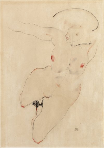 Nu féminin, 1912 - Egon Schiele