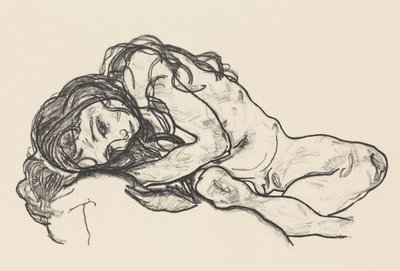 Fille, 1918 - Egon Schiele