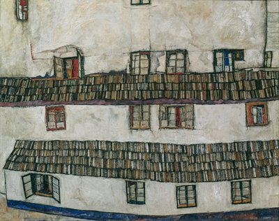 Mur de maison (fenêtre) - Egon Schiele