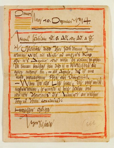 Lettre artistique d