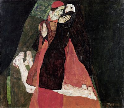 Le cardinal et la nonne - Egon Schiele